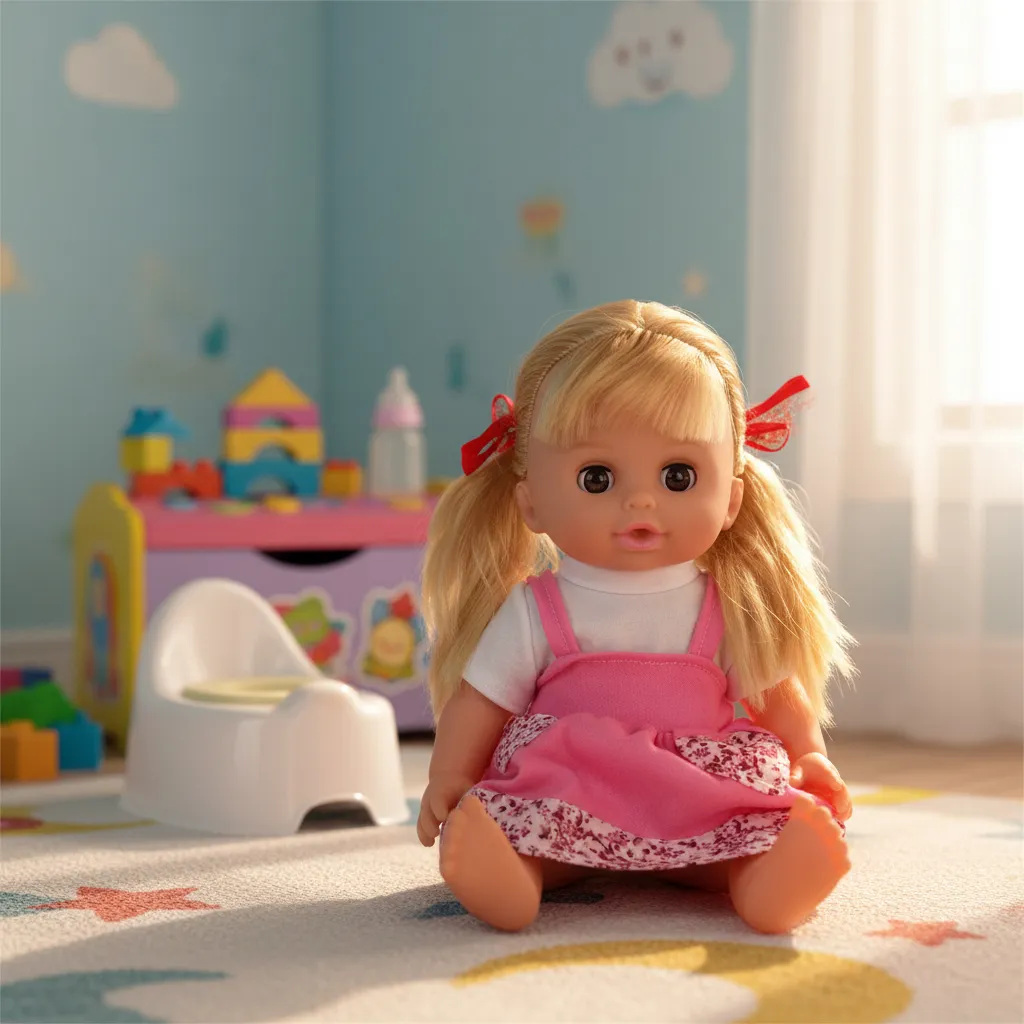 Boneca bebê com fitinha